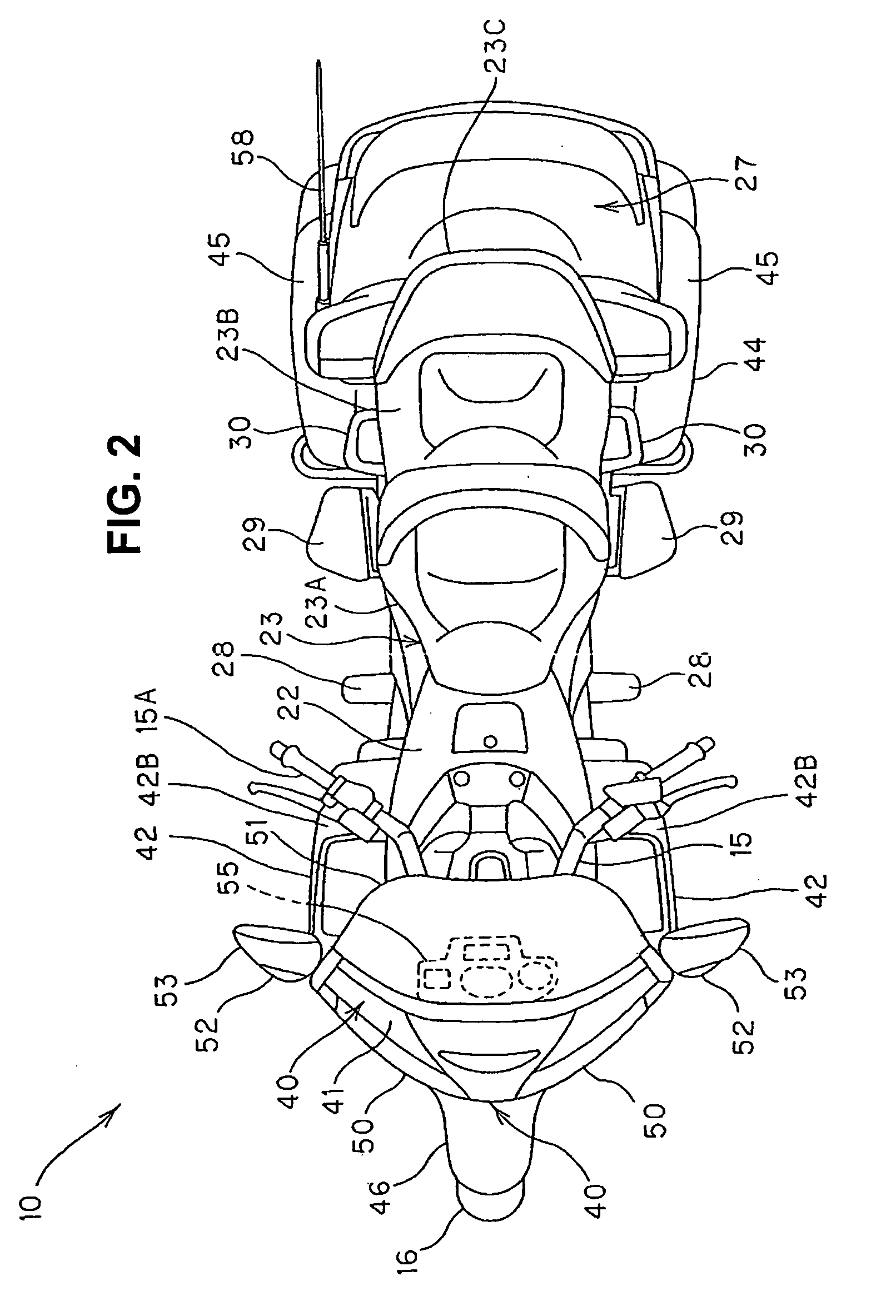 Shaft-driven motorcycle with pivotally mounted swing arm and related support structure