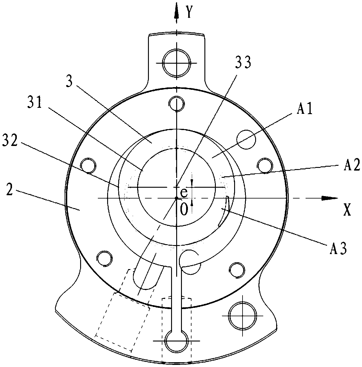 Manufacturing method of an air supplement port, air cylinder end cover and rotary compressor