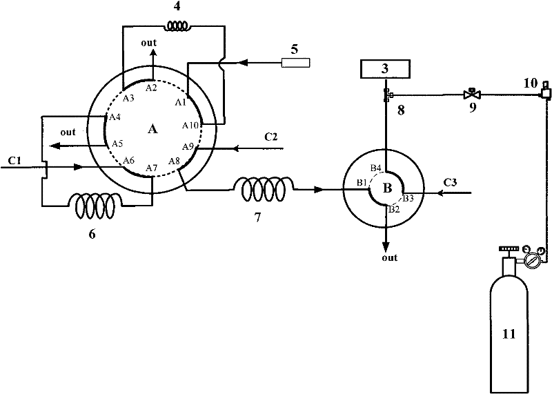 Measuring system and method of N2O concentration in air