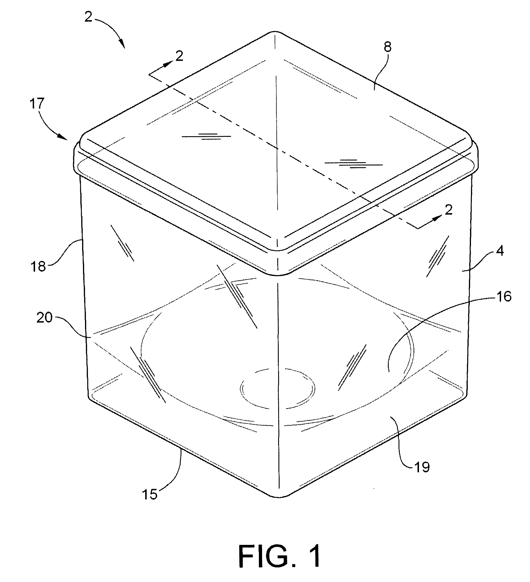 Specimen retention container