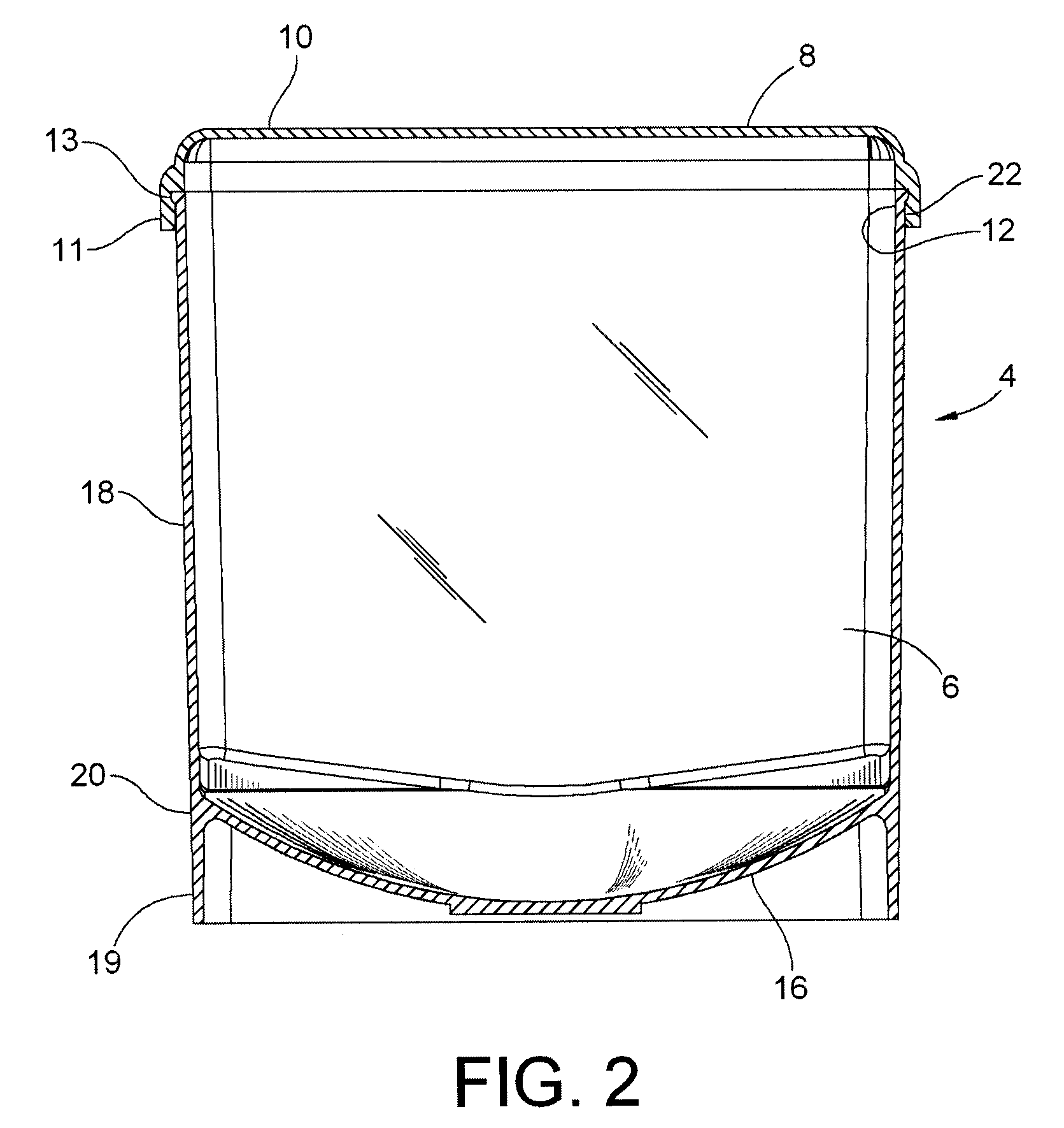 Specimen retention container