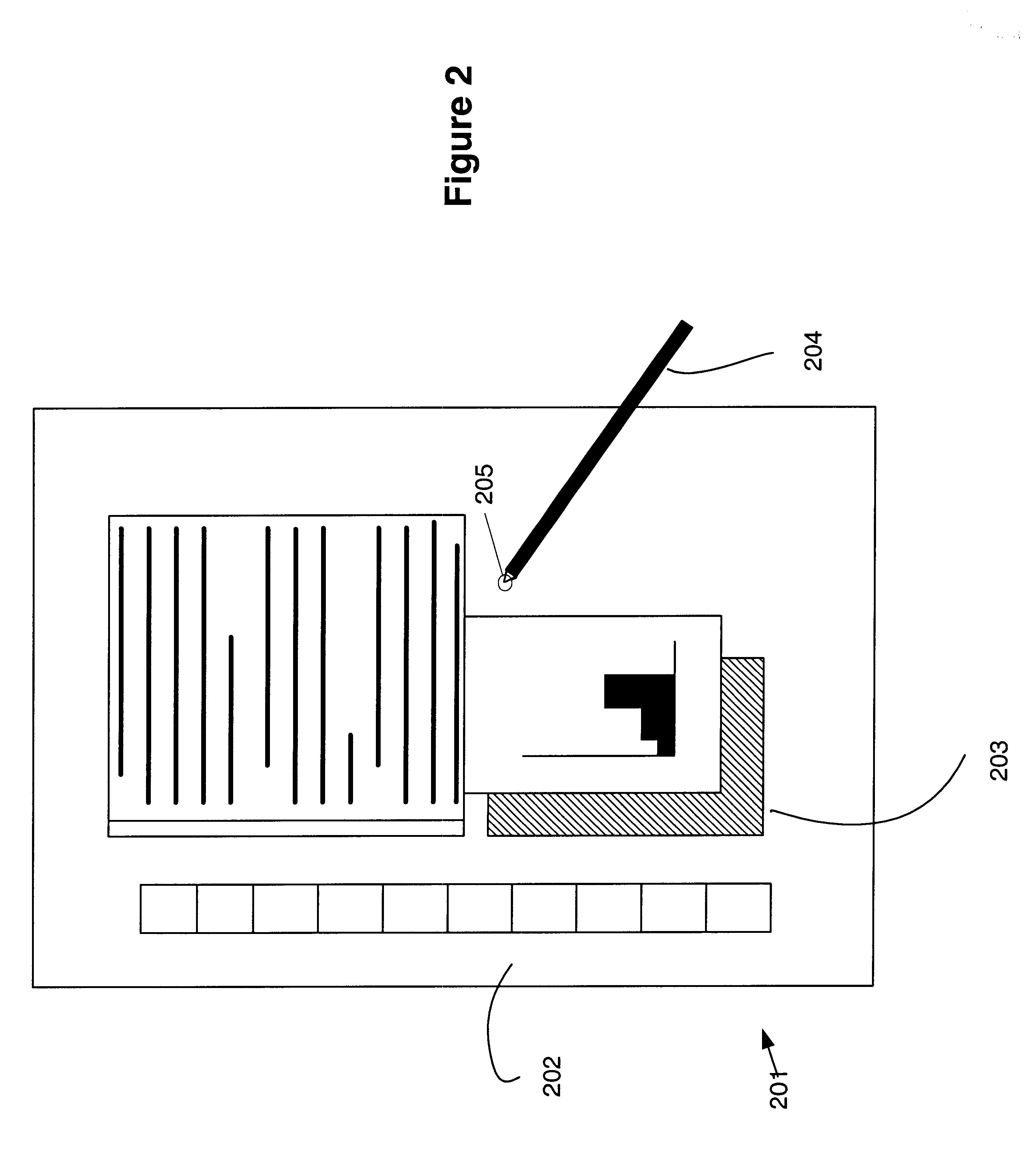 Highlevel active pen matrix