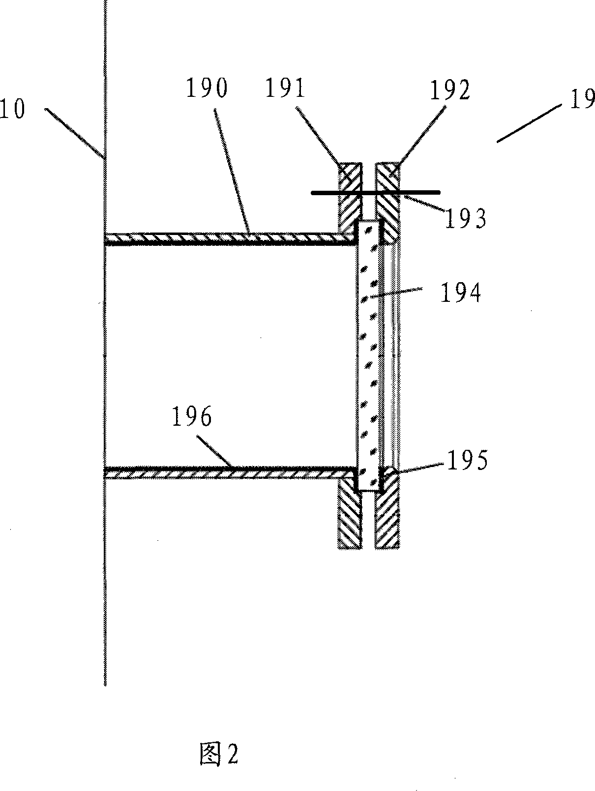 Desulfurizing adsorption tower