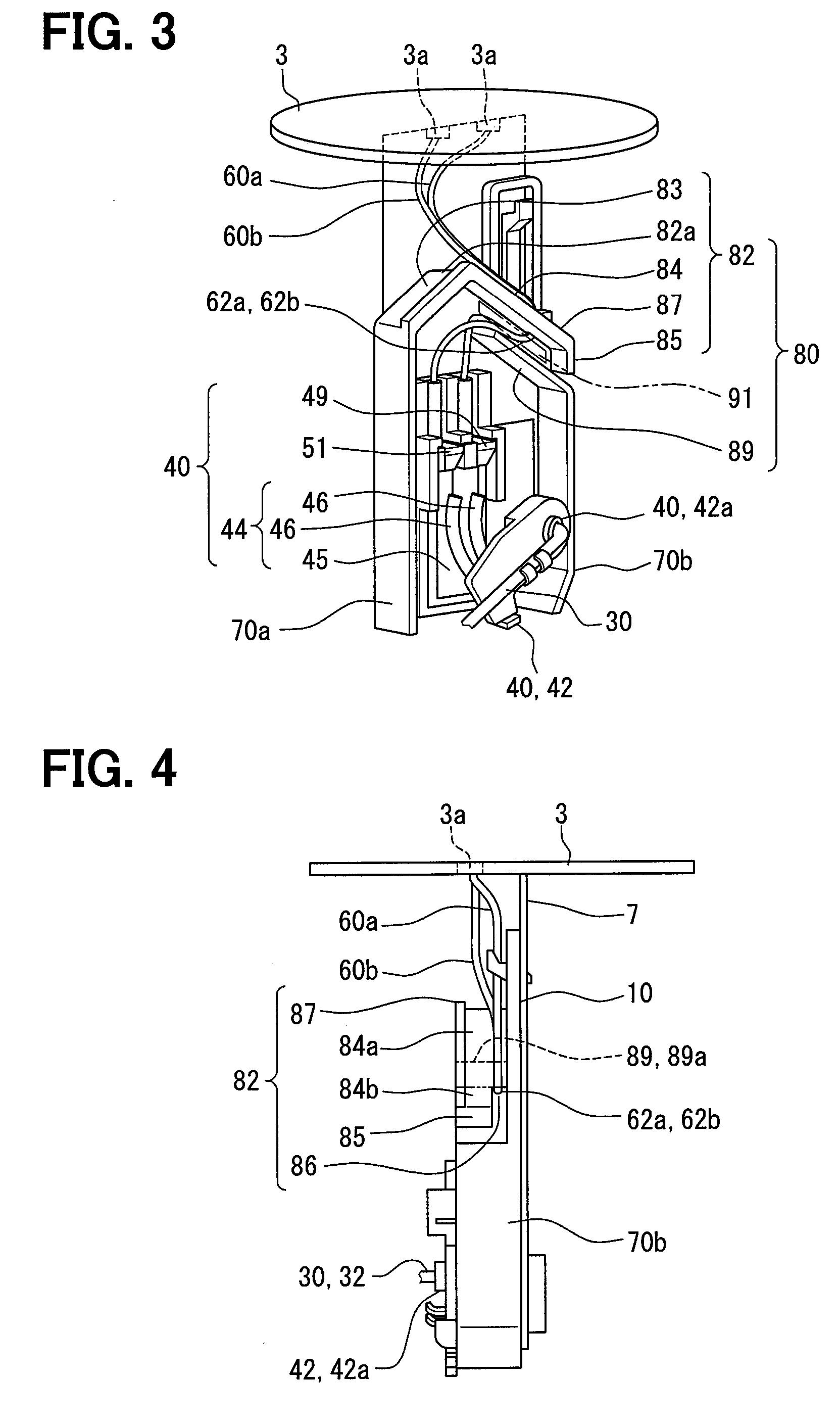 Liquid surface sensing device