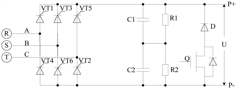 Thyristor rectification soft start control method and device, and storage medium