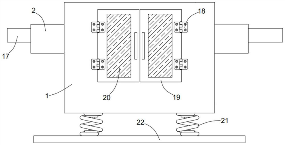 A continuous cloth type steel pipe grinding device