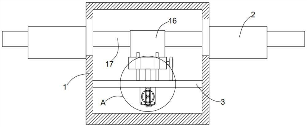 A continuous cloth type steel pipe grinding device