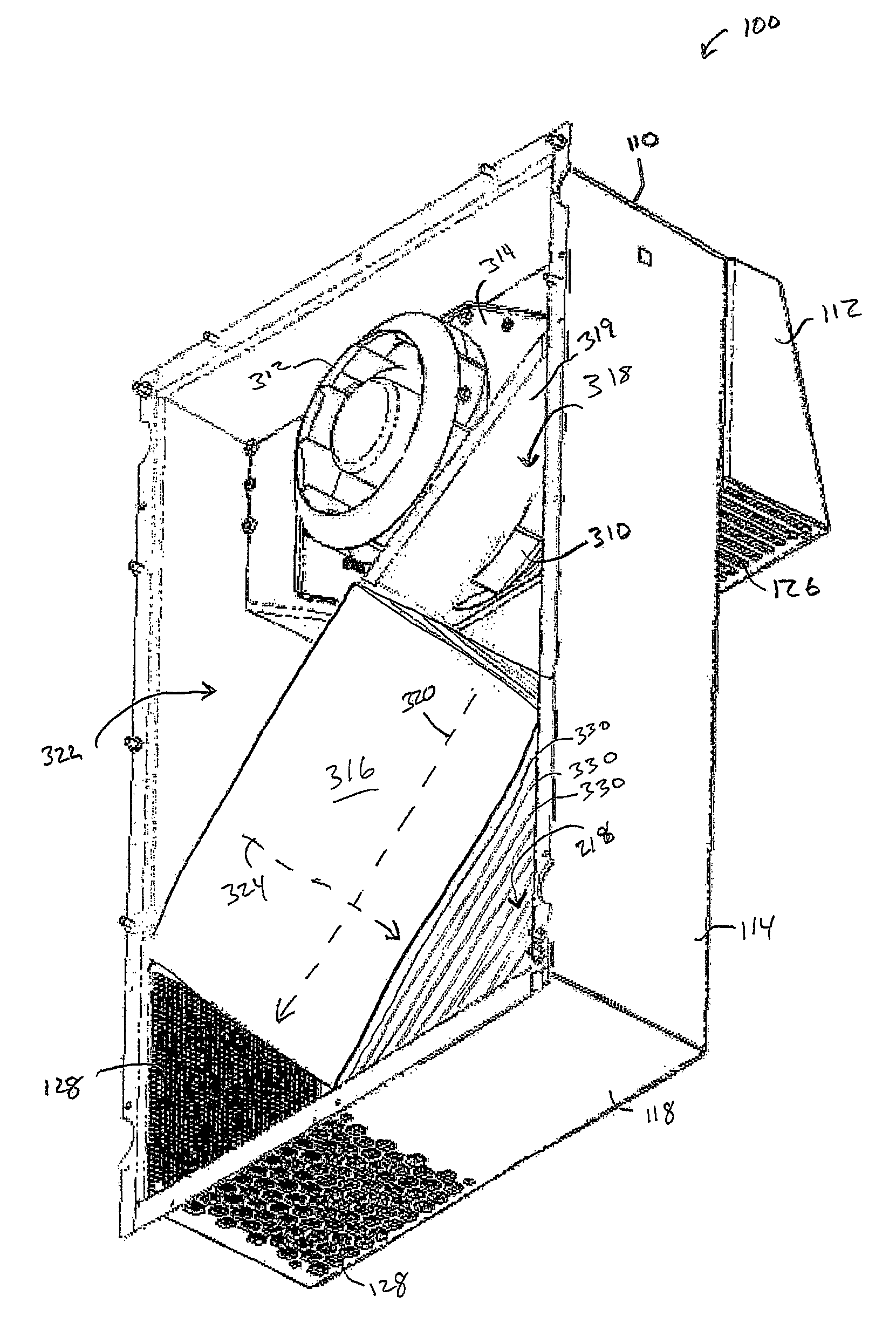 Heat exchanger for outdoor enclosures