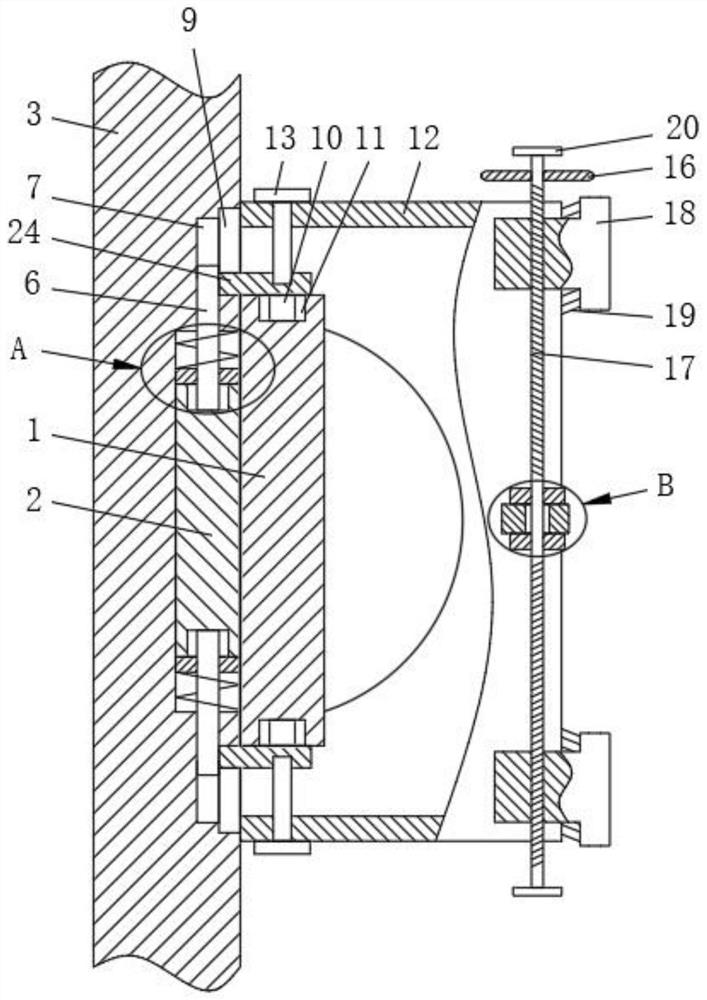 Camera module with self-cleaning function for small-pipe-diameter dredging robot