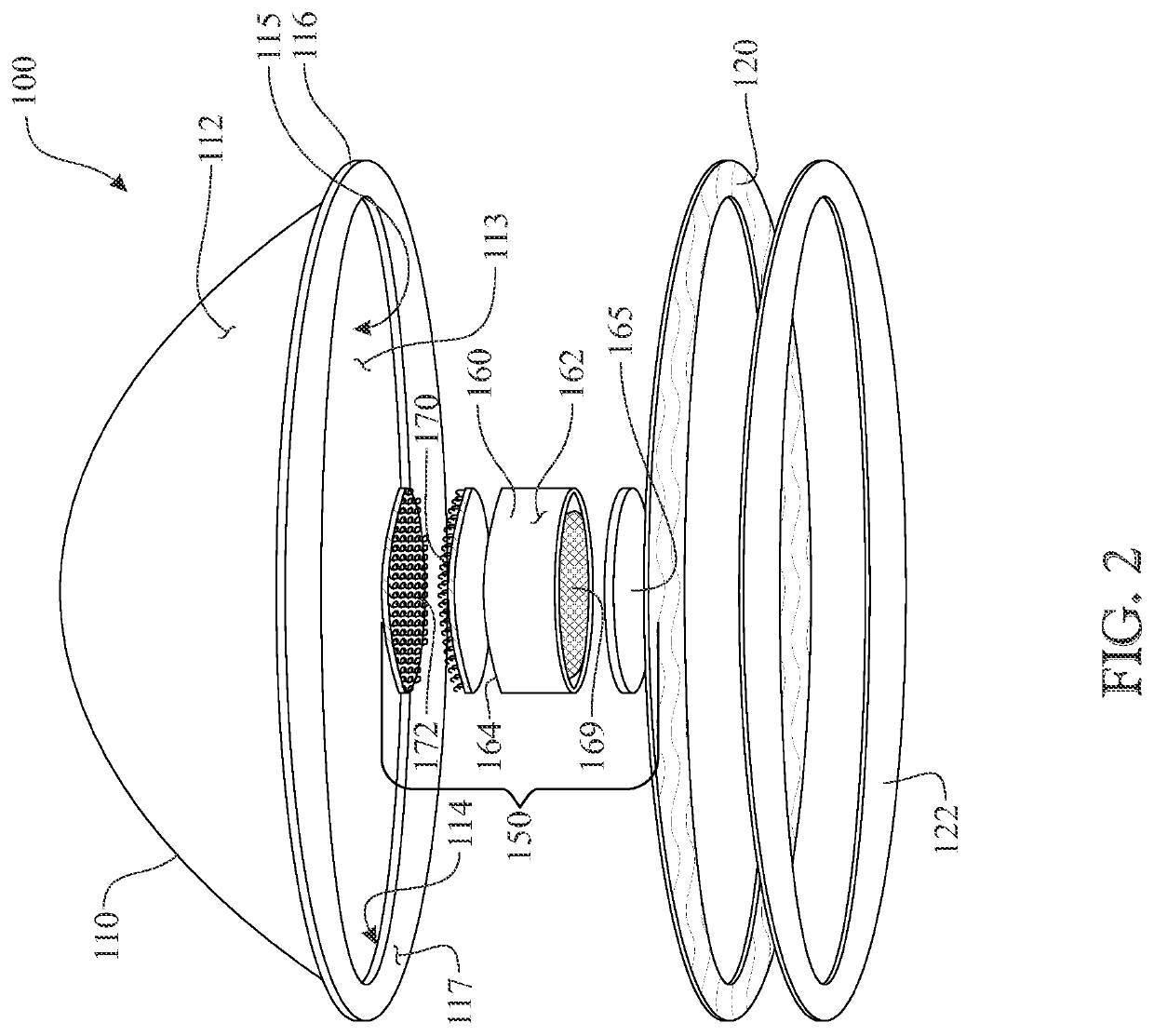 Contactless wound treatment barrier and method of contactless wound treatment