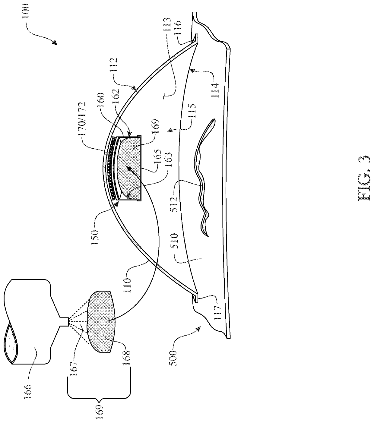 Contactless wound treatment barrier and method of contactless wound treatment