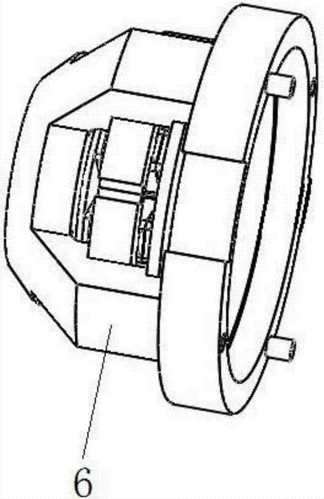 A magnetic suspended rotor support system, a magnetic suspension motor and a dust collector