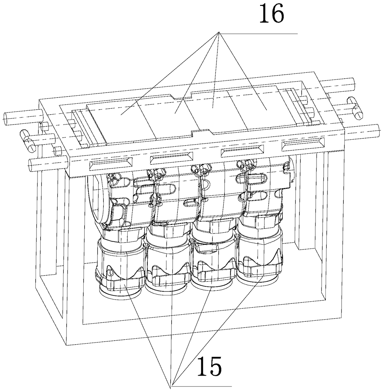 A kind of inverted core assembly method