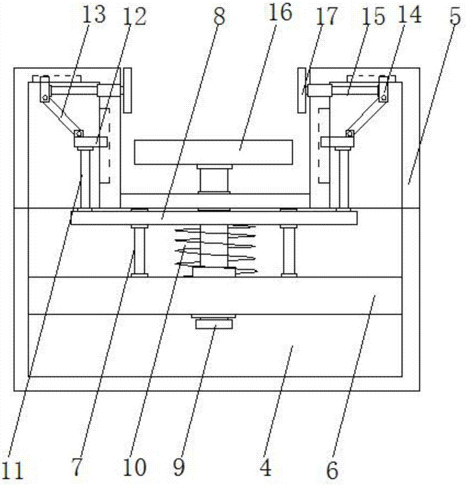 End grinding device for screw rod machining