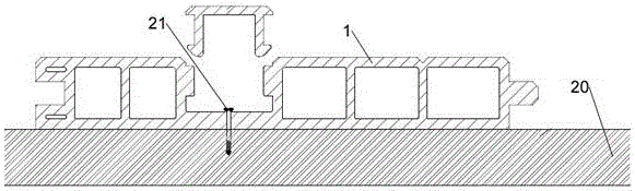 Wood-plastic wallboard for wood-plastic structure house and installation method thereof