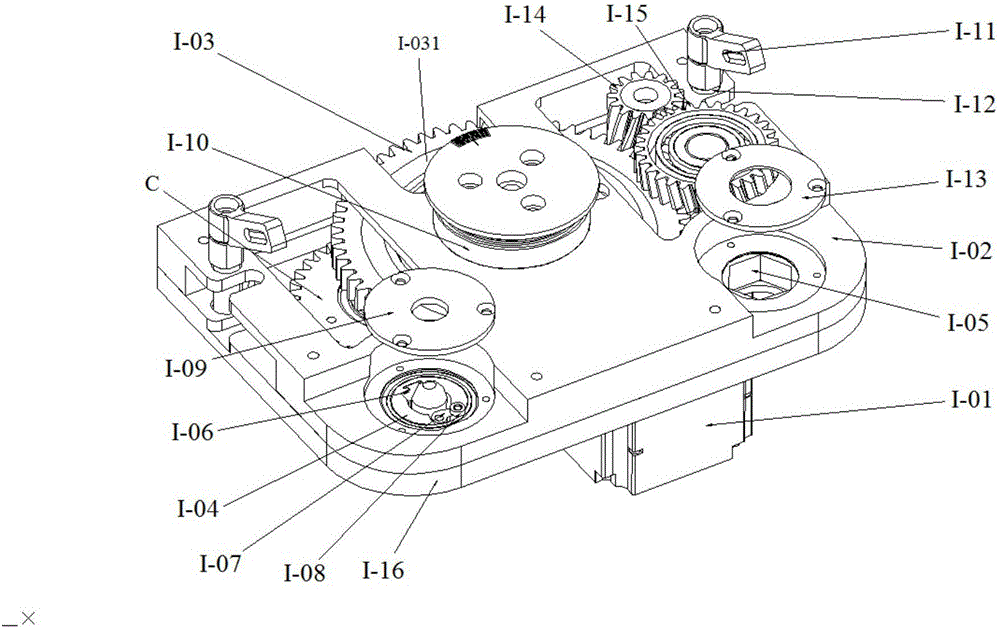 Servo-driven automatic mold repair and electrode cap replacement integrated mechanism