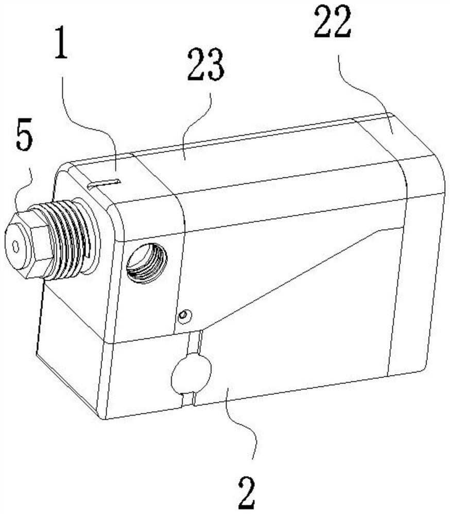 Airless automatic spray gun employing electromagnet to drive switch-on and switch-off movements