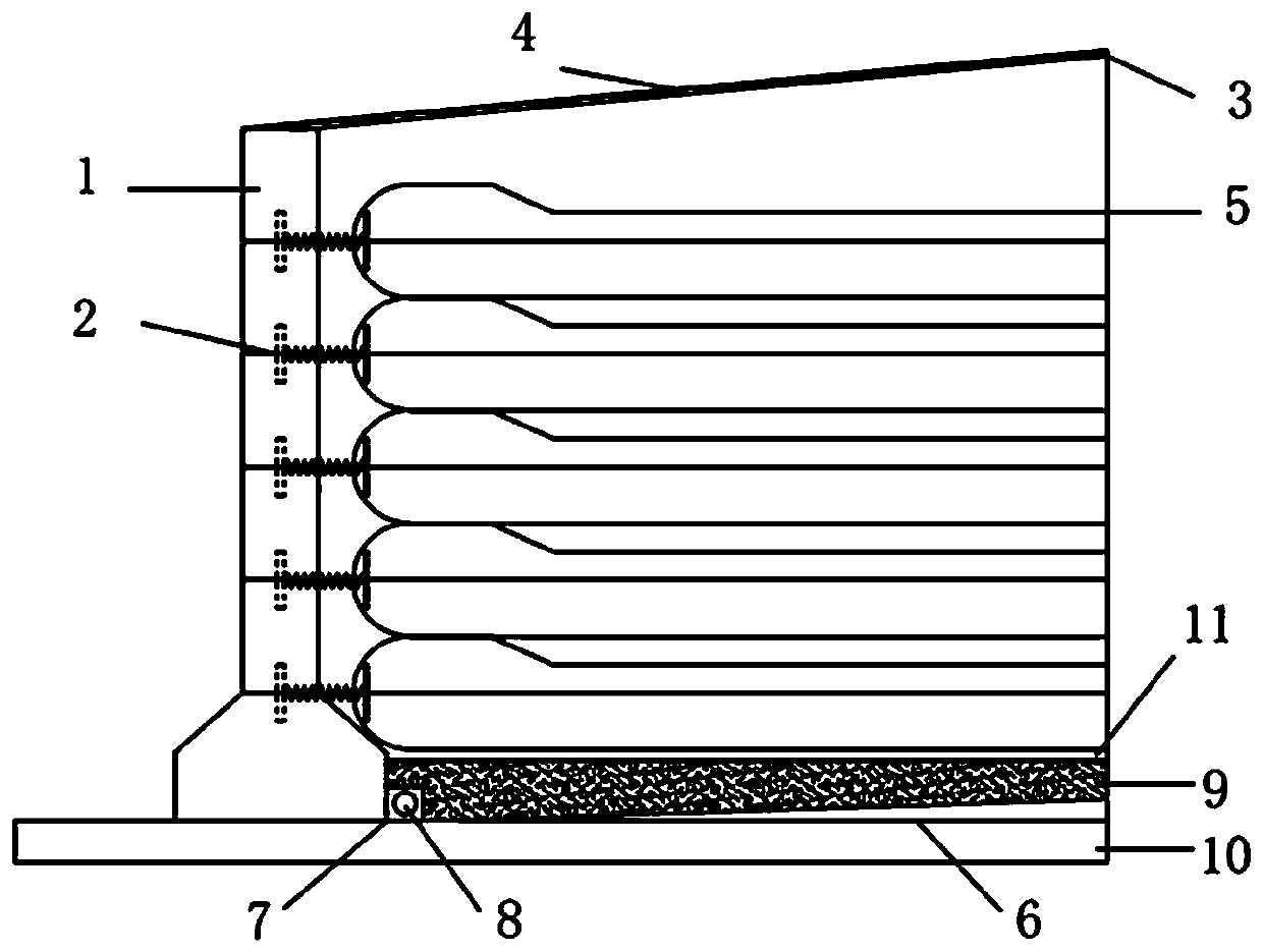 Construction method of assembly type rigid and flexible combined elastic anti-seismic reinforced soil retaining wall