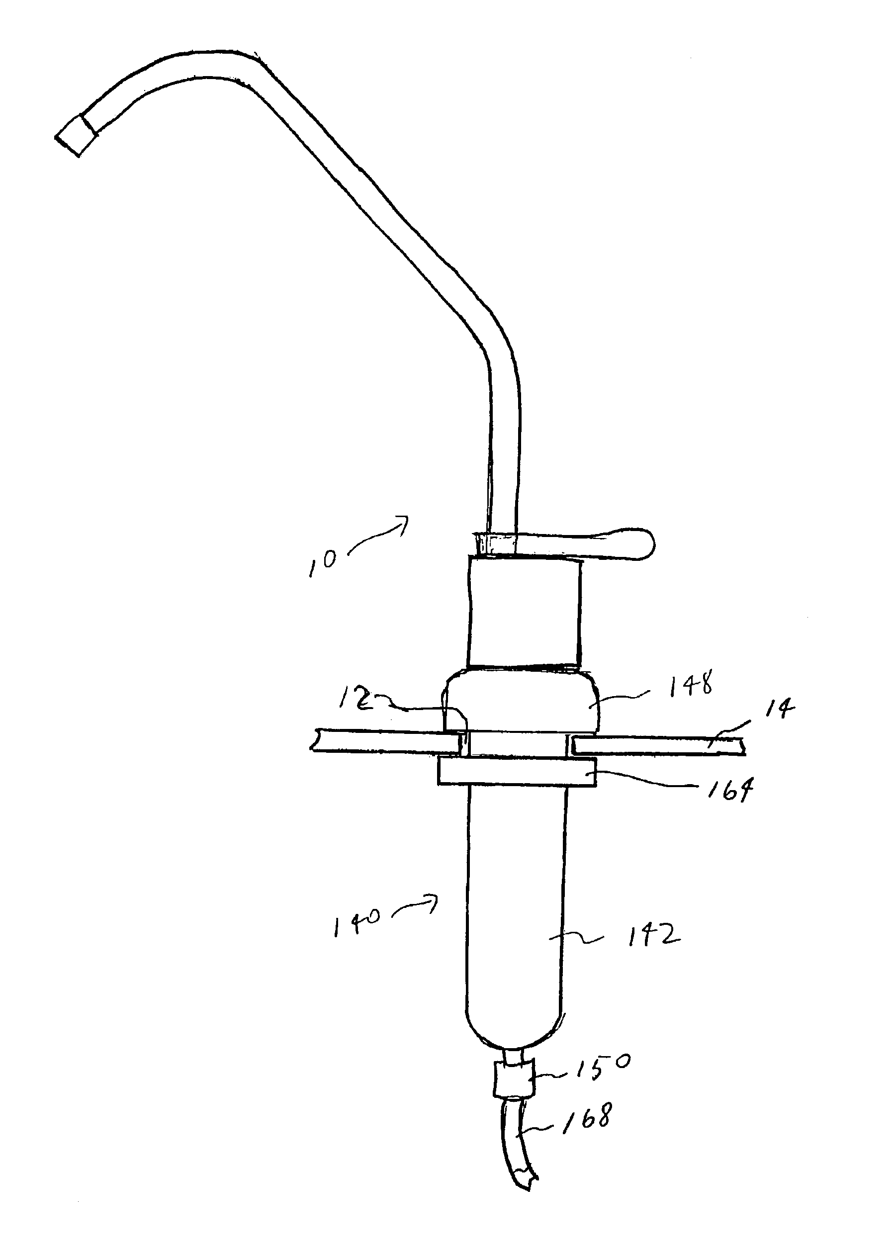 Fluid spigot and filter unit