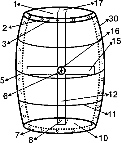 Device and method for measuring partial shielding effectiveness of curved surface of electromagnetic shielding clothing