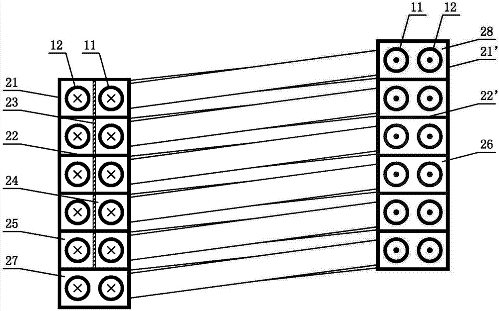 Coil pipe type double-dryness flow dividing and heat exchange evaporator