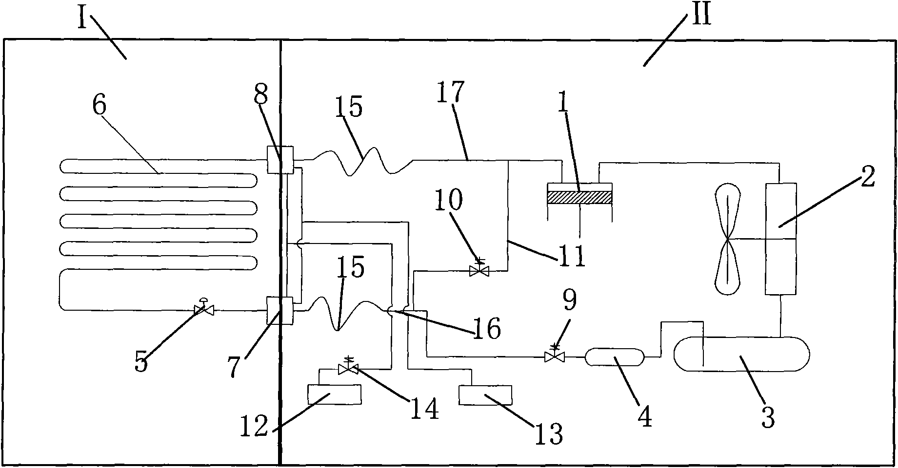 Repeatable and quick assembly-disassembly type cooling system and special pipeline connecting device