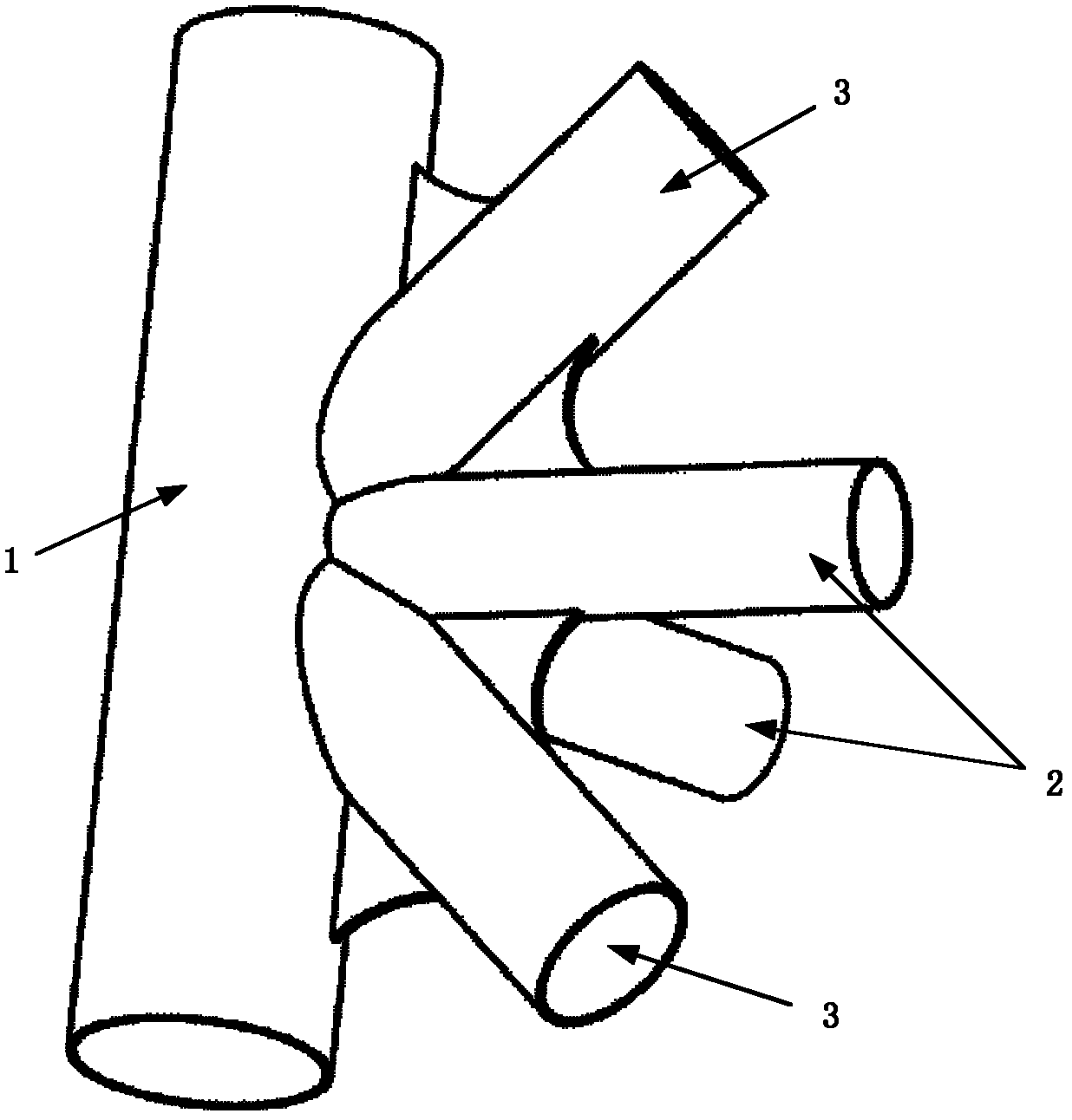 Manufacture die for carbon fiber composite integrative multipass joint and preparation method thereof