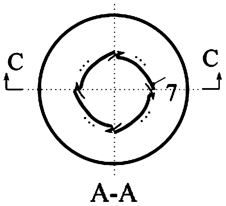 Flameless combustion system for semi-coke refractory fuel