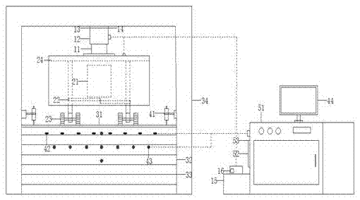 Roadbed deformation monitoring model device under traffic load and experimental method