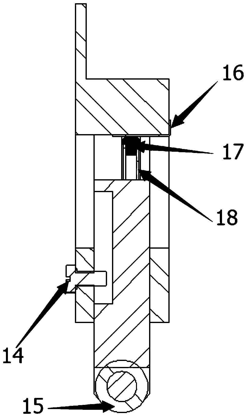 Flatness out-of-tolerance continuous measurement device and measurement method thereof