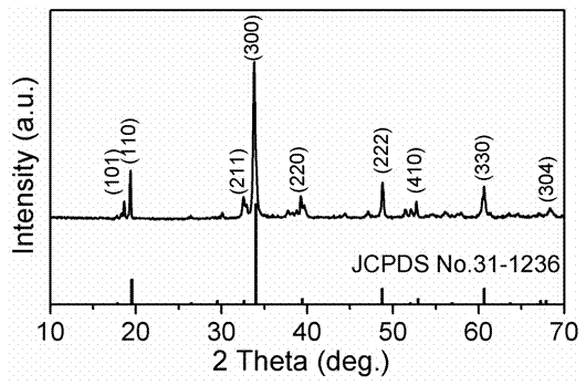 Mesoporous silver carbonate nanorod visible light photocatalyst and preparation method thereof