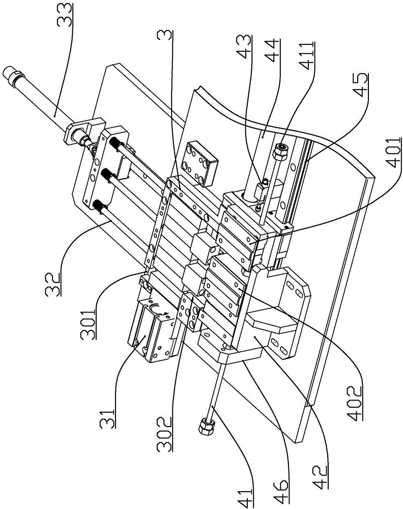 Automatic feeding device for wood block precision carving machine