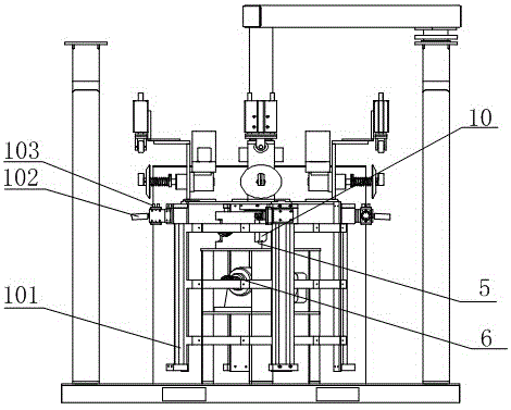 Automatic coiling machine for inner tyre