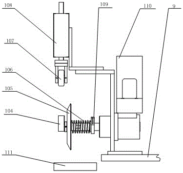 Automatic coiling machine for inner tyre