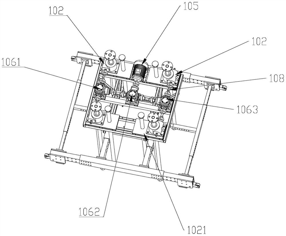 Vortex screw lifting elevator shaft creeping formwork system and operation method thereof