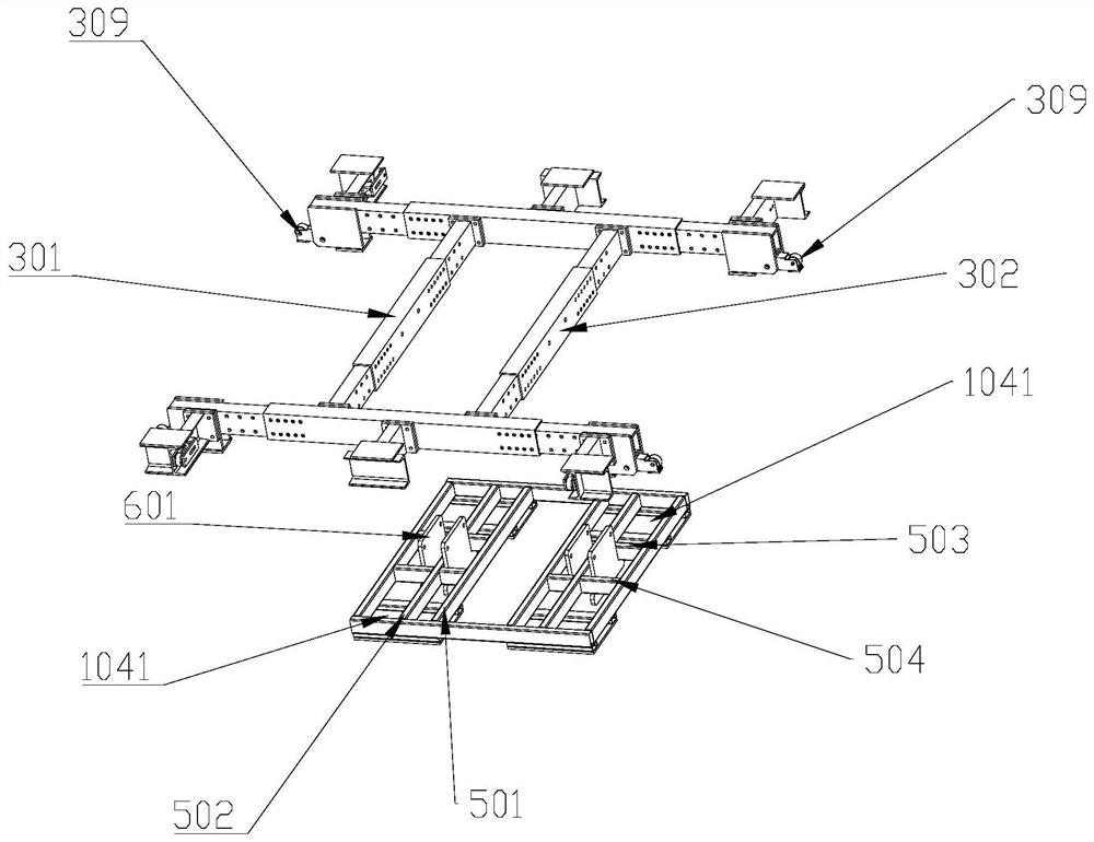 Vortex screw lifting elevator shaft creeping formwork system and operation method thereof