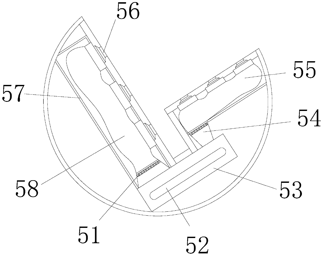 Tunnel construction plate turnover device for cleaning dust particles by utilizing static electricity generation