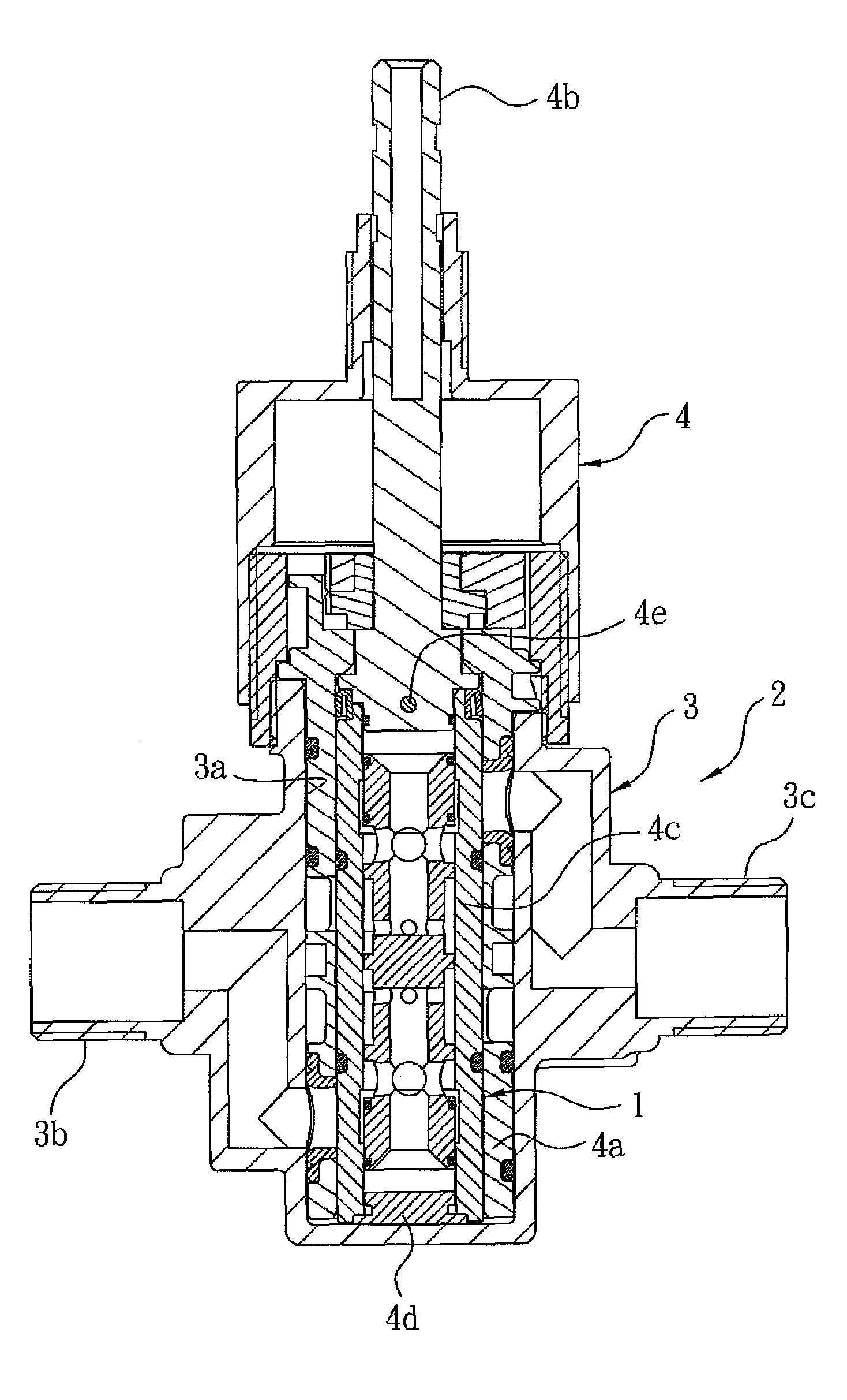 Pressure balance valve