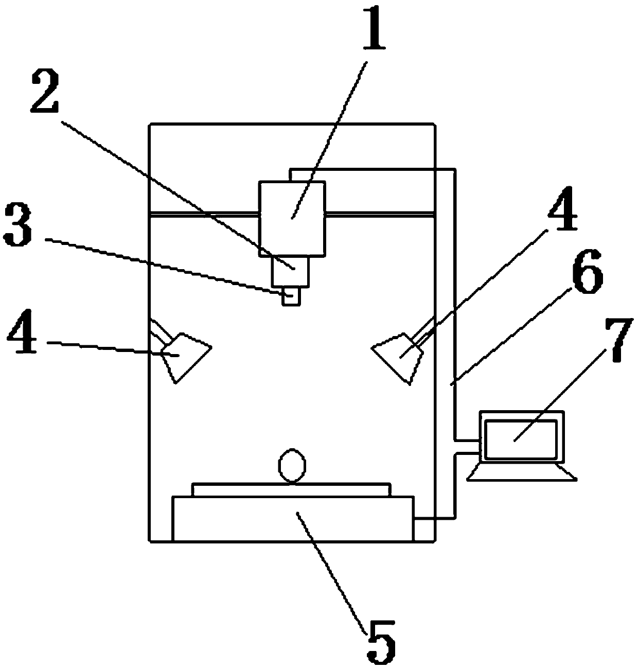 Plum soluble solid content value detection method based on hyperspectral imaging system