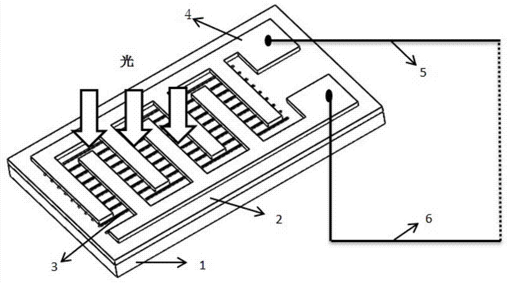 NiO nanowire ultraviolet light detector and preparation method and application thereof