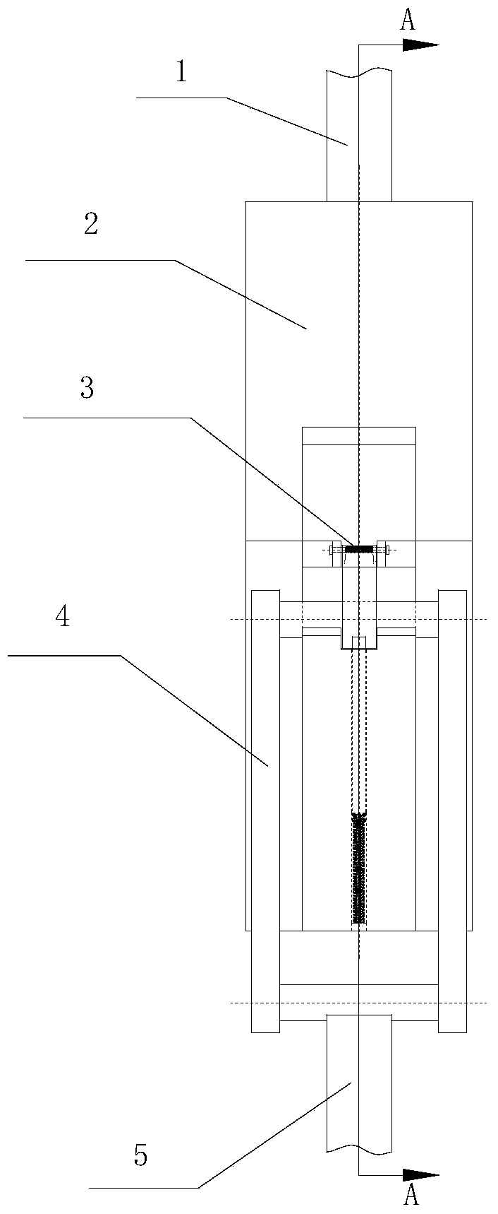 Automatic release device for rope