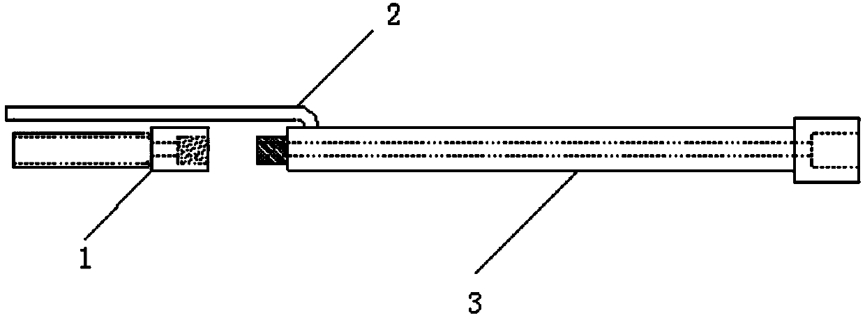 Gun nozzle device of glue gun