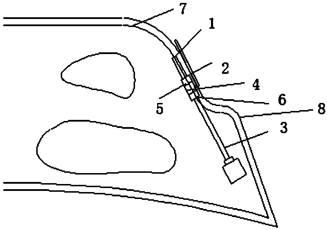 Gun nozzle device of glue gun