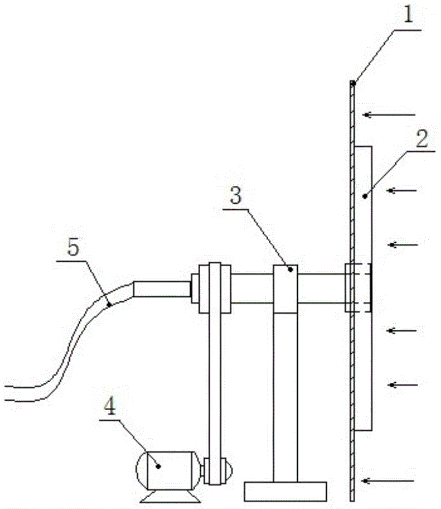 Unpowered driven air filtering screen cleaning device