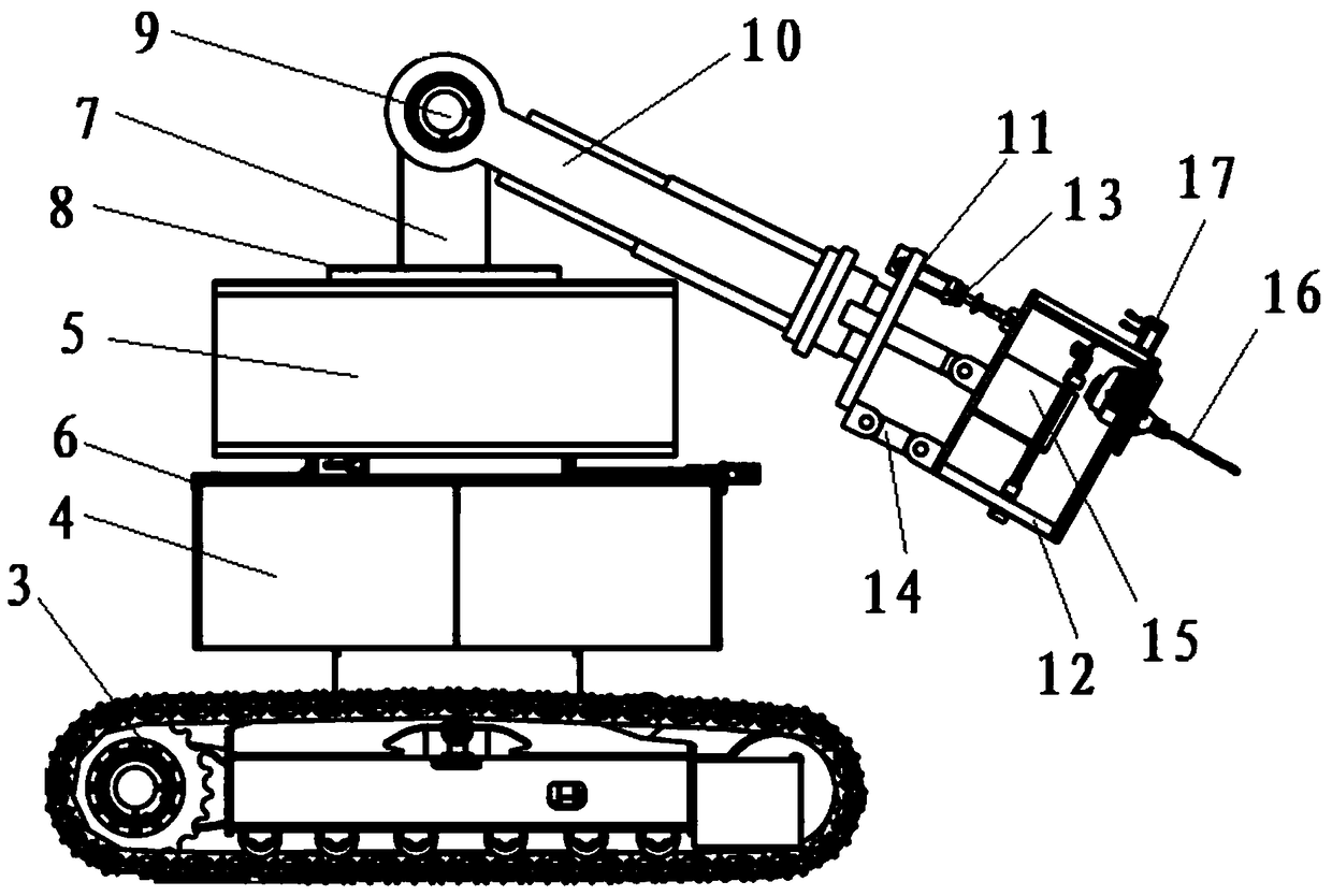 Automatic tunnel drilling machine and method