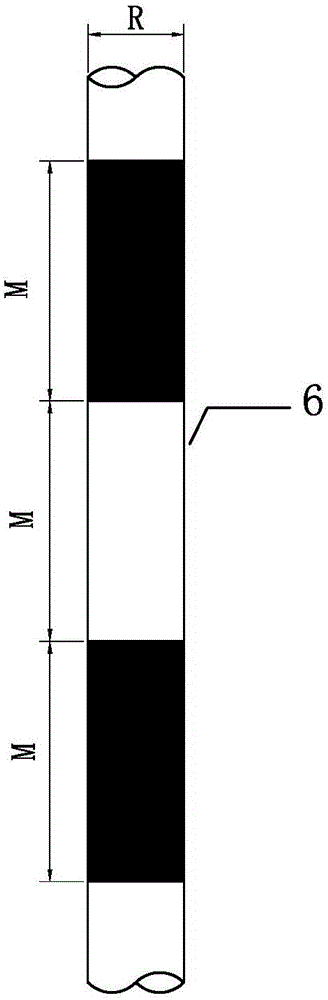 Vehicle travelling boundary inducing rod for low-visibility road