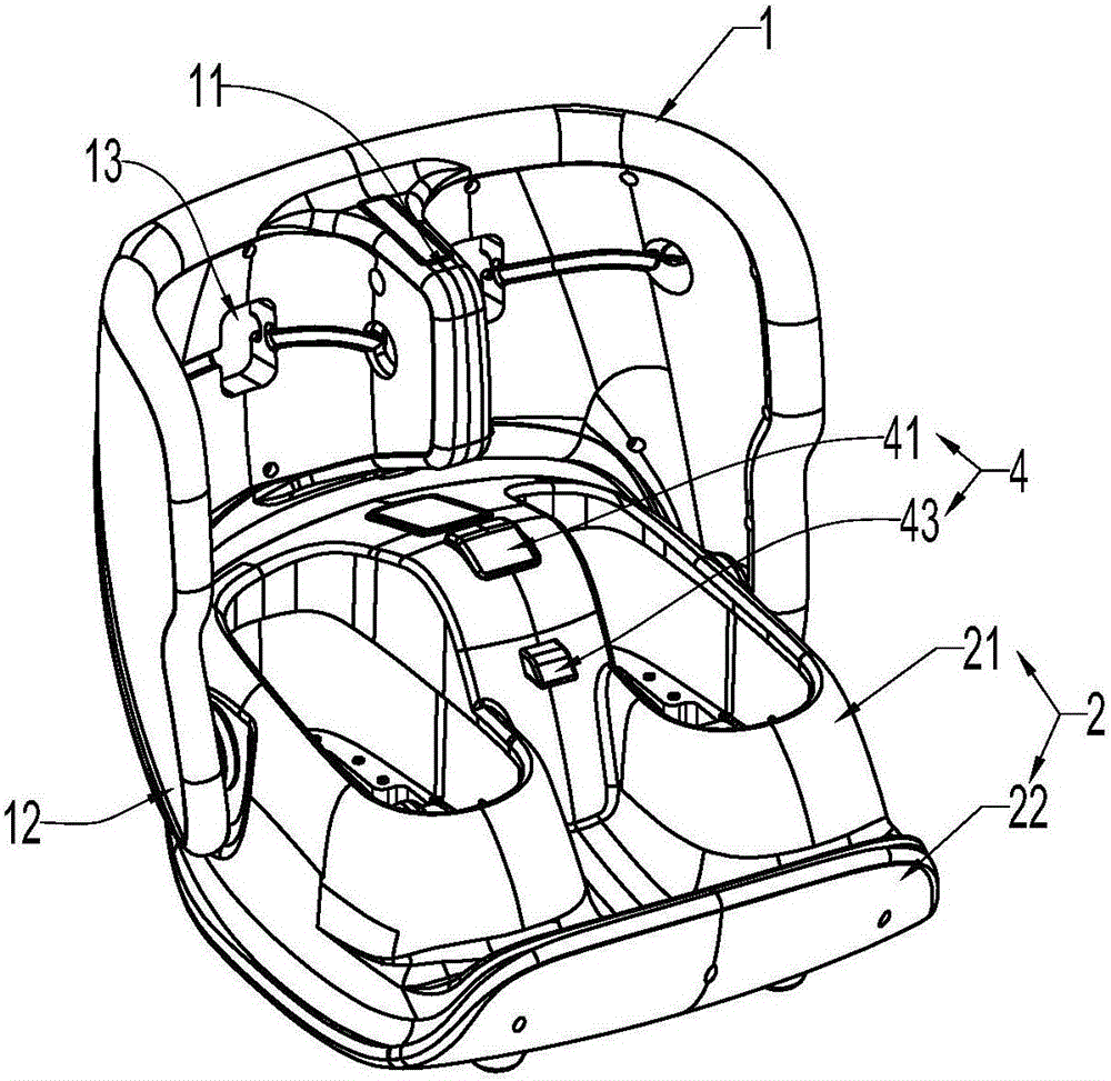 Flip type foot massager