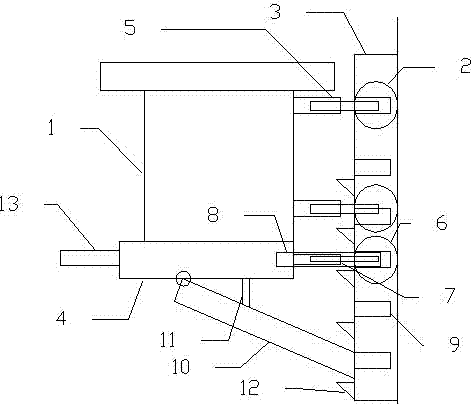 Suspension type power distribution cabinet with convenience in height adjustment