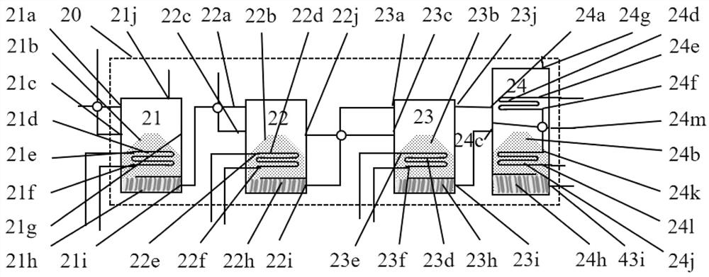 Sludge drying system and method based on carbon dioxide stepped series circulating high-temperature heat pump