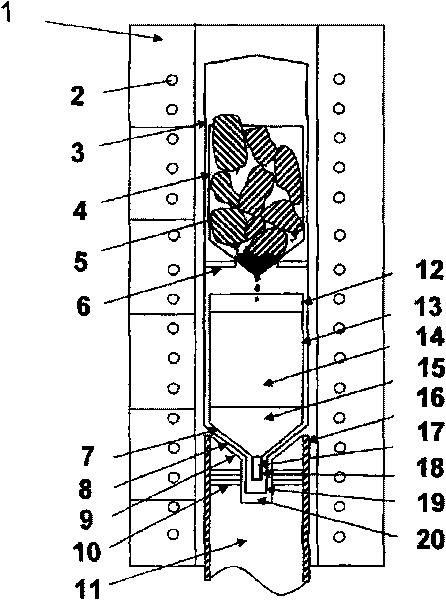 Method and device for growing germanium crystal